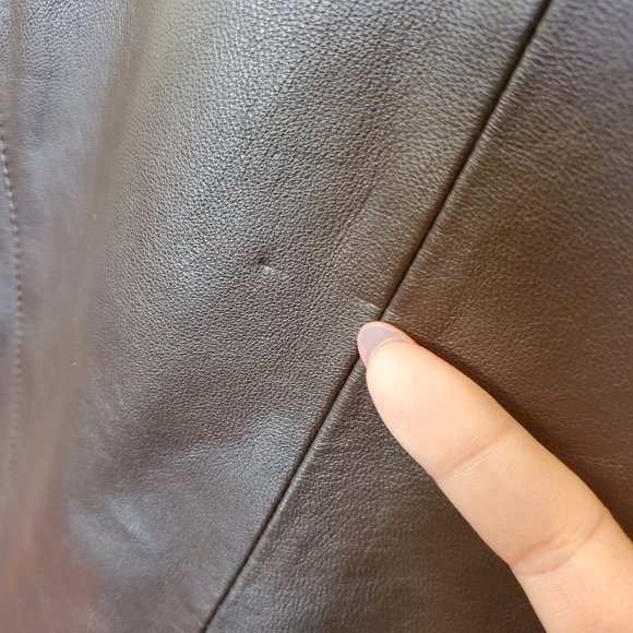 Mens 46L Western Brown Leather Jacket Sport Coat Cowboy‎ Vented - Picture 10 of 16